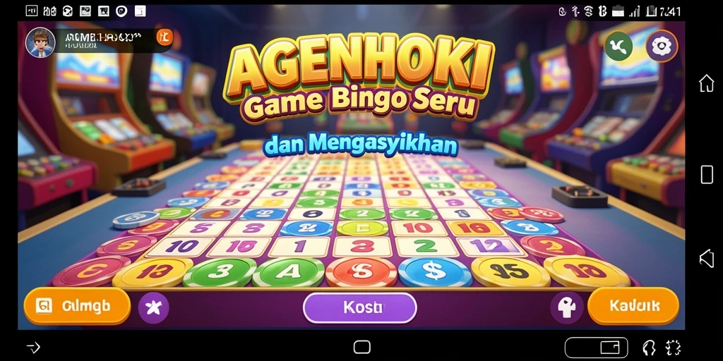 Tampilan gameplay AGENHOKI yang menarik dan penuh warna.