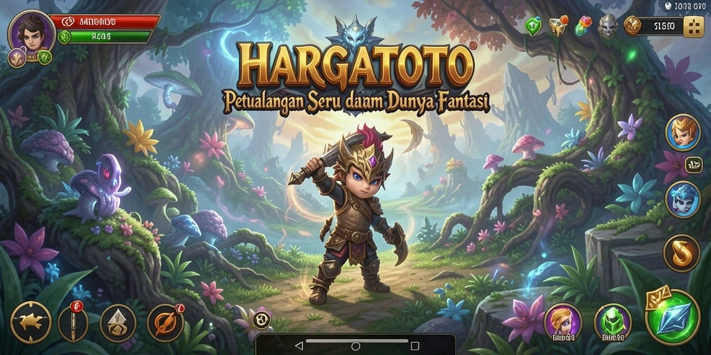 Gameplay HARGATOTO dengan elemen petualangan menantang yang menarik.