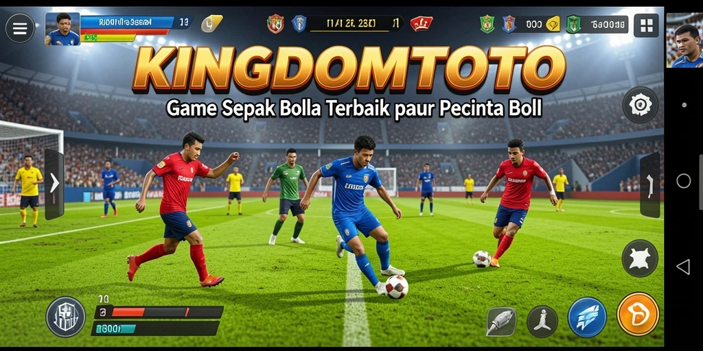 Gameplay seru di lapangan sepak bola KINGDOMTOTO.