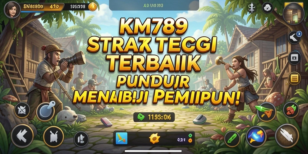 Screenshot gameplay KM789 menunjukkan intensitas pertempuran strategis yang mendebarkan.